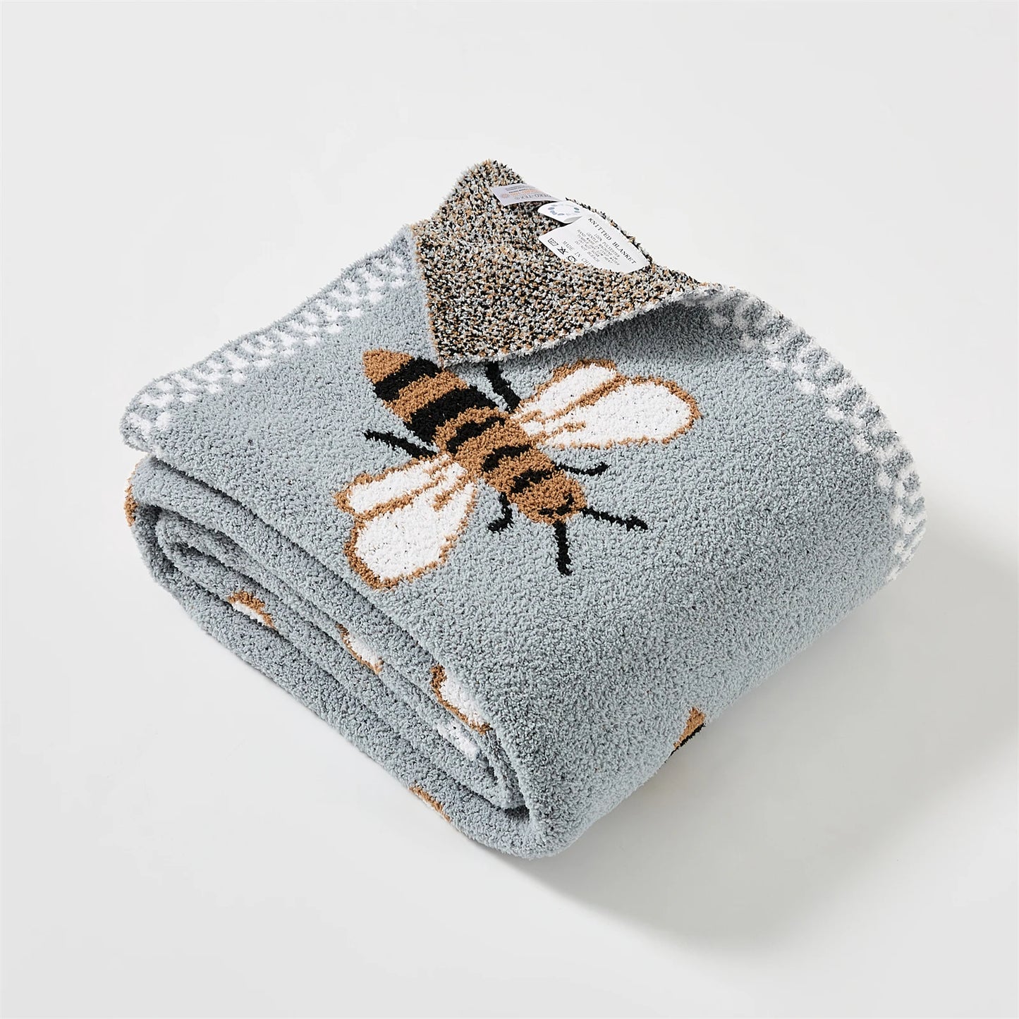 Couverture Design à Motif Abeille