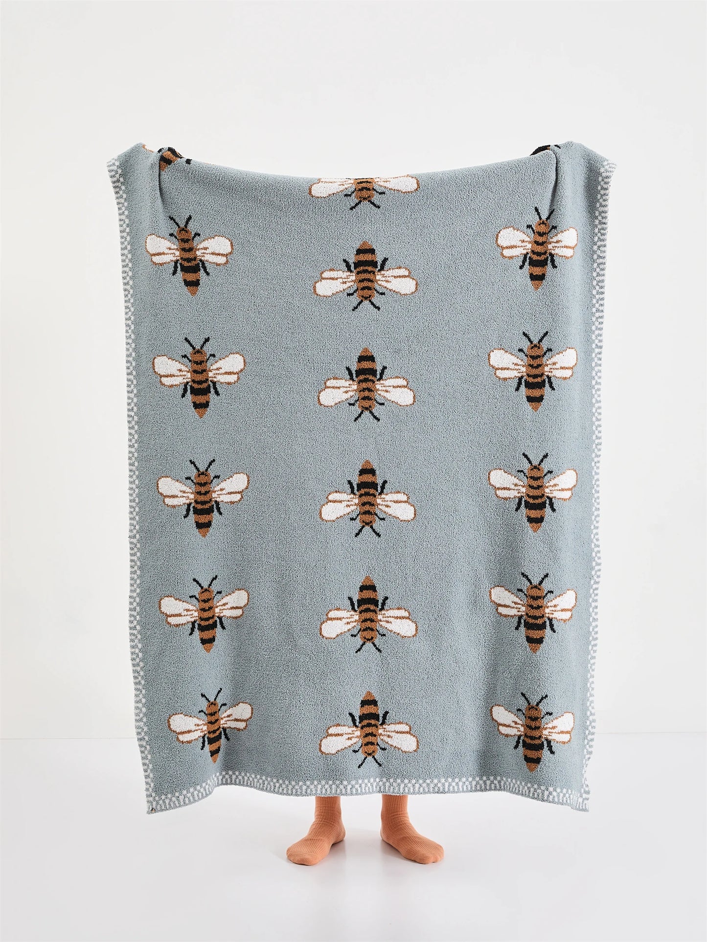Couverture Design à Motif Abeille
