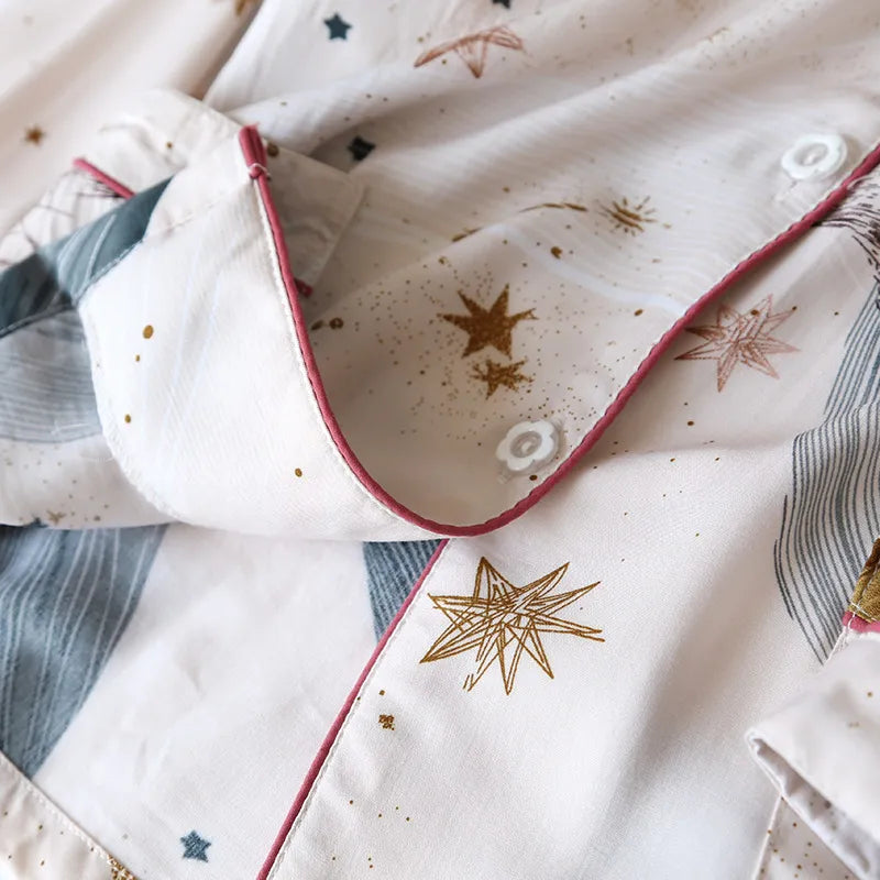 Pyjama en Viscose Ciel Étoilé