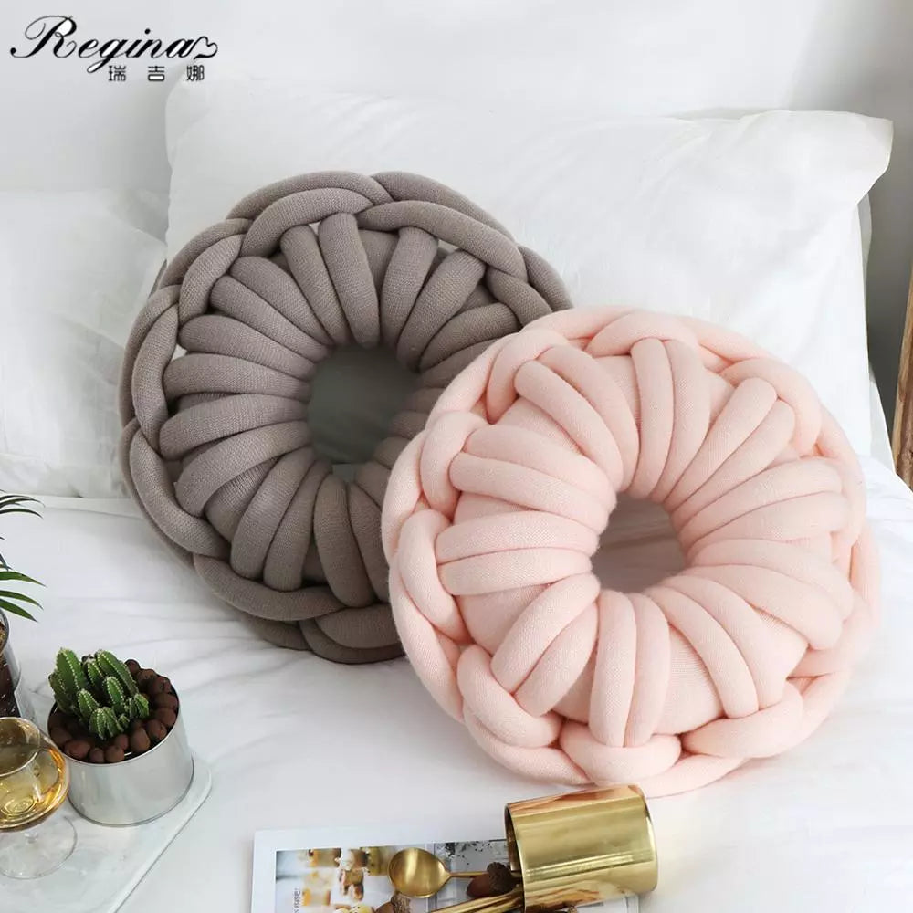 Coussin Rond Fil Épais