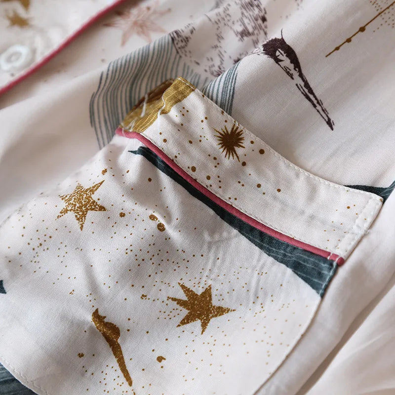 Pyjama en Viscose Ciel Étoilé