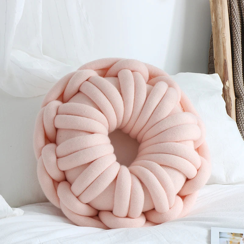 Coussin Rond Fil Épais