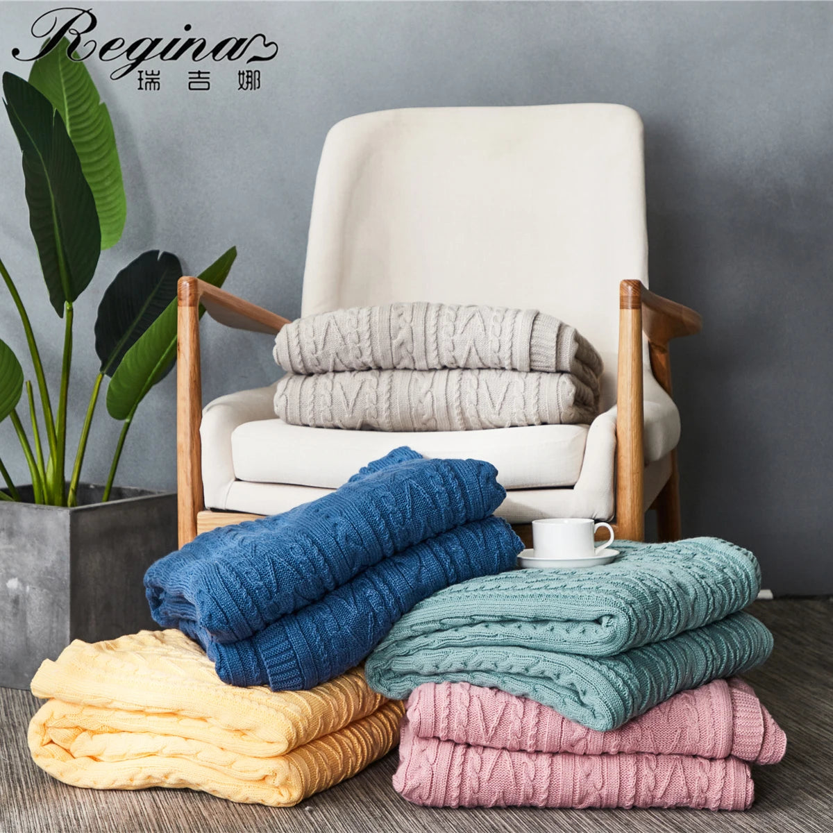 Couverture Chaude Style Nordique