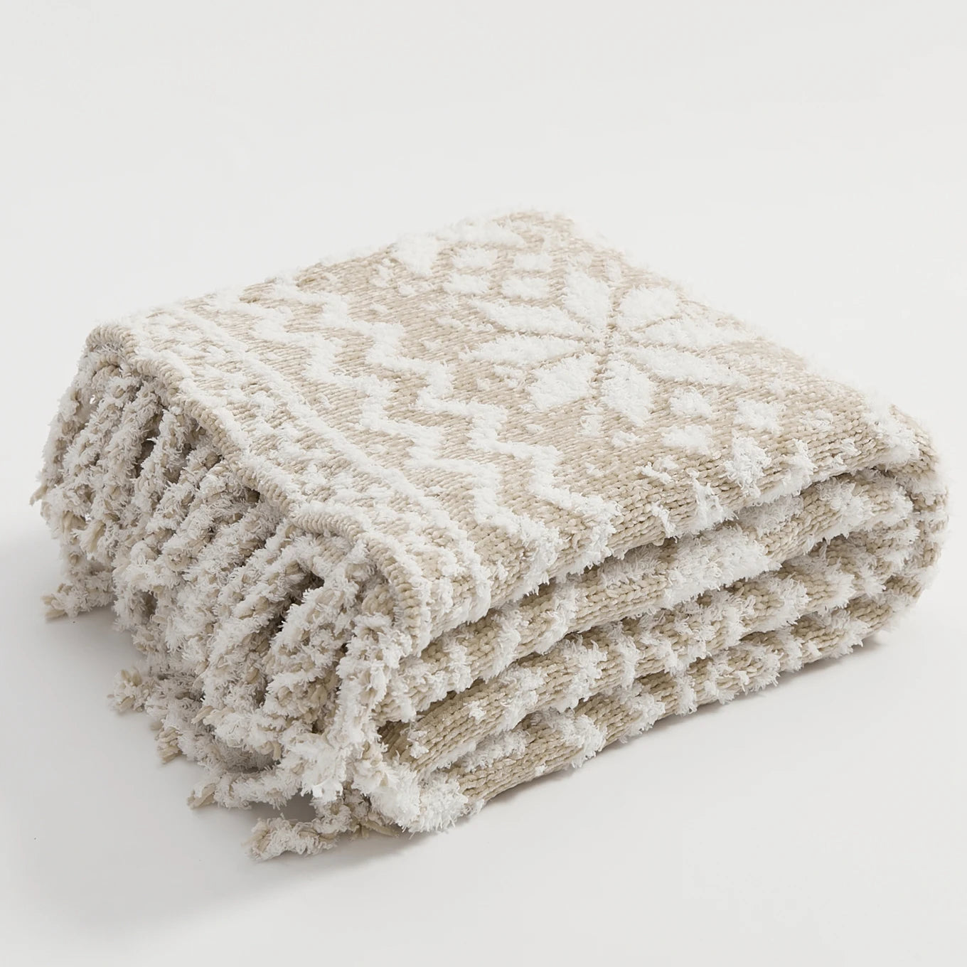 Couverture Noël en Tricot