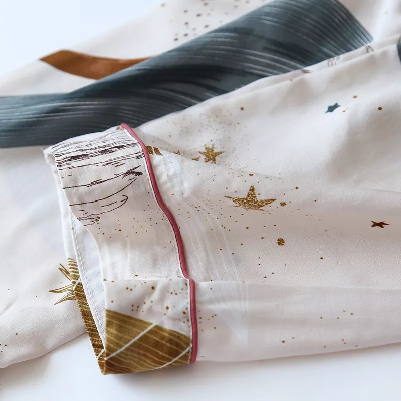 Pyjama en Viscose Ciel Étoilé