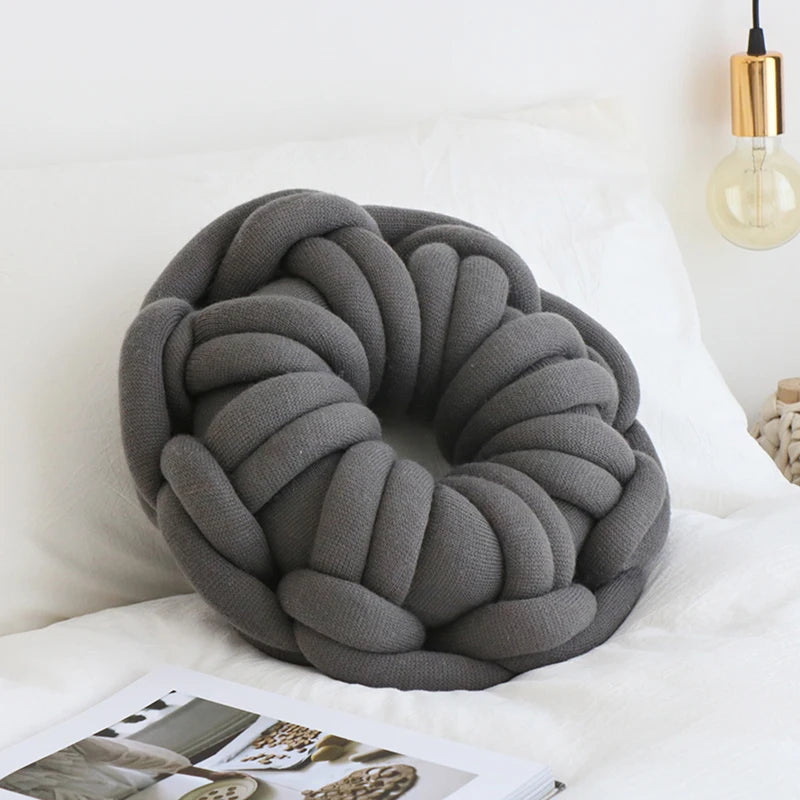 Coussin Rond Fil Épais