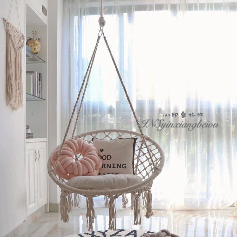 Coussin Rond Fil Épais