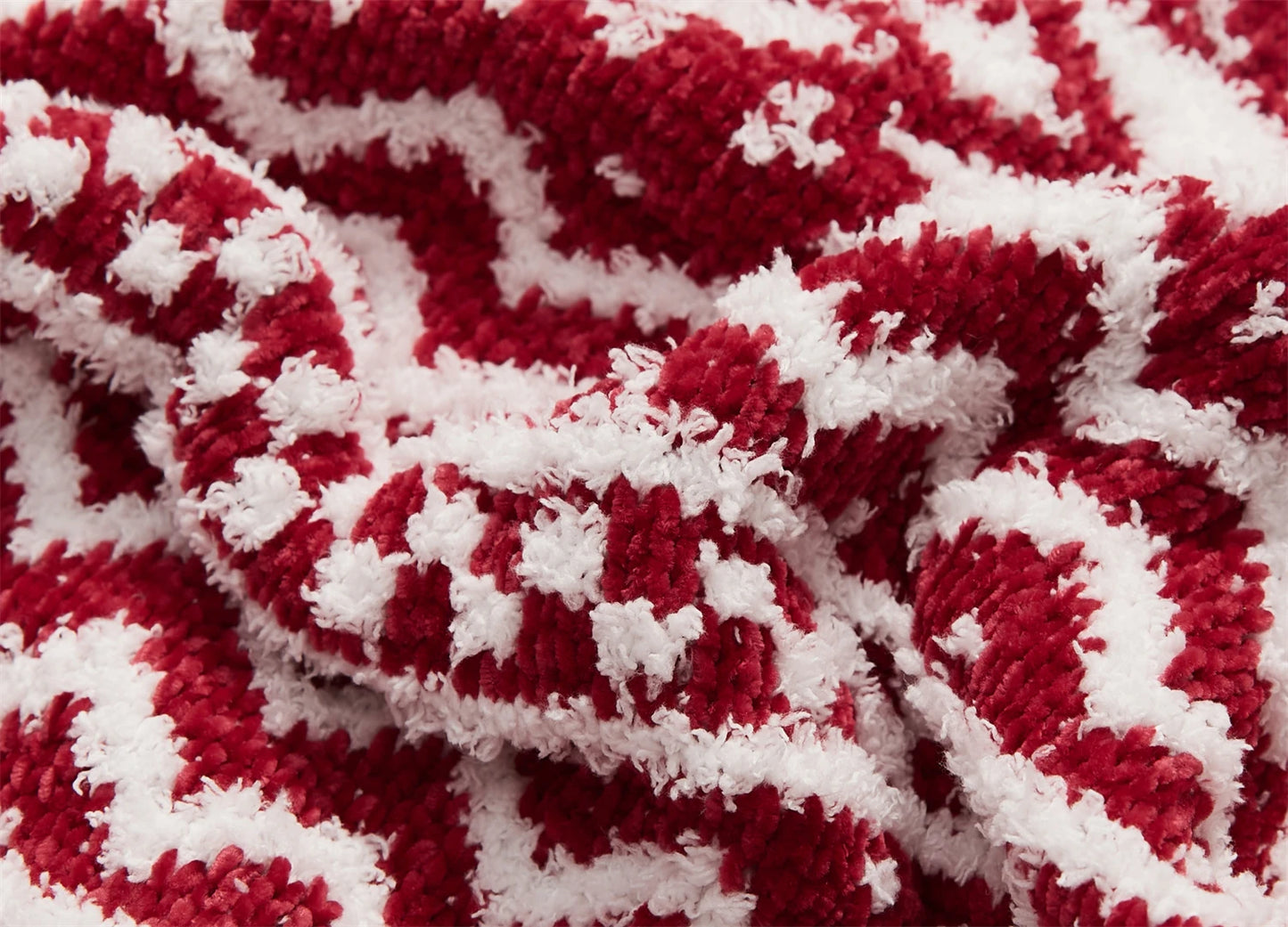 Couverture Noël en Tricot