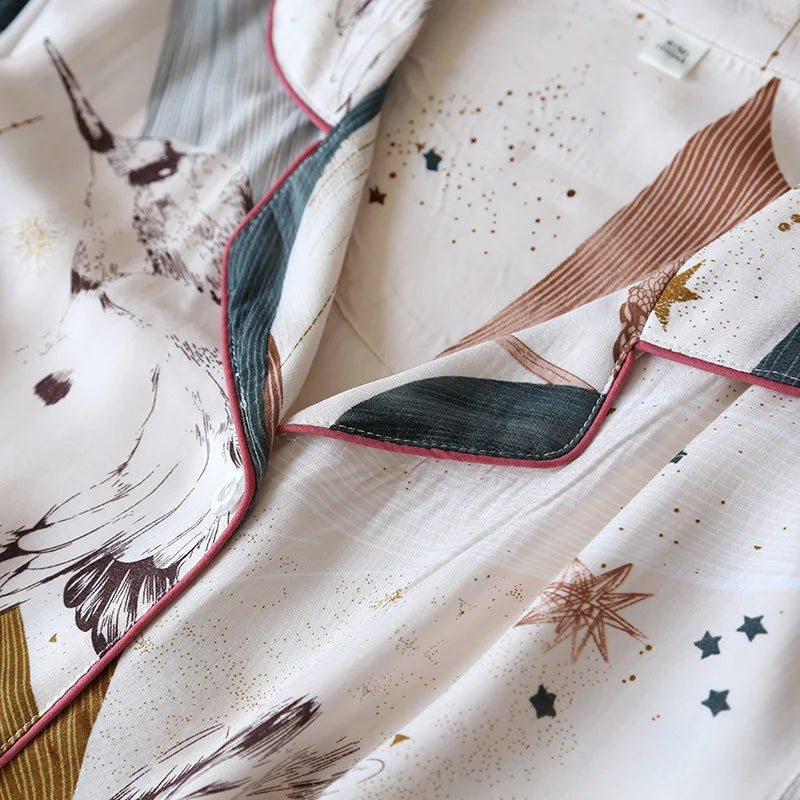 Pyjama en Viscose Ciel Étoilé