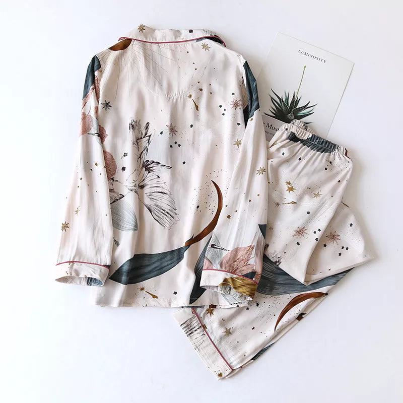 Pyjama en Viscose Ciel Étoilé