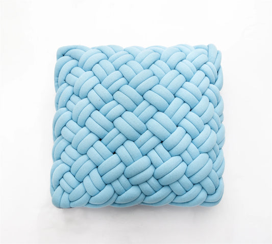 Coussin Coton Noeud à Main