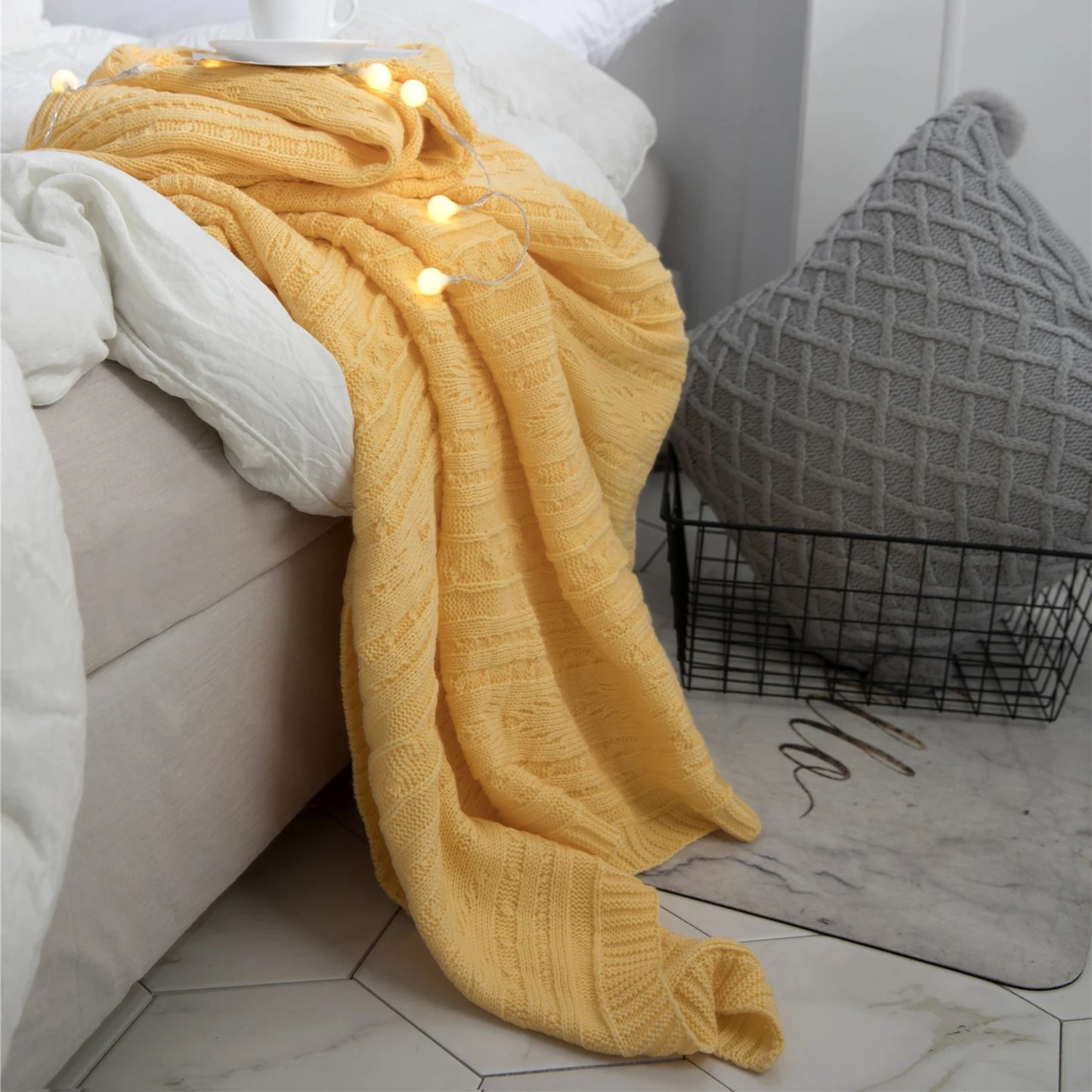 Couverture Chaude Style Nordique