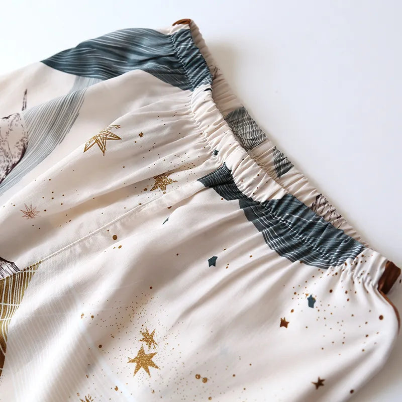 Pyjama en Viscose Ciel Étoilé