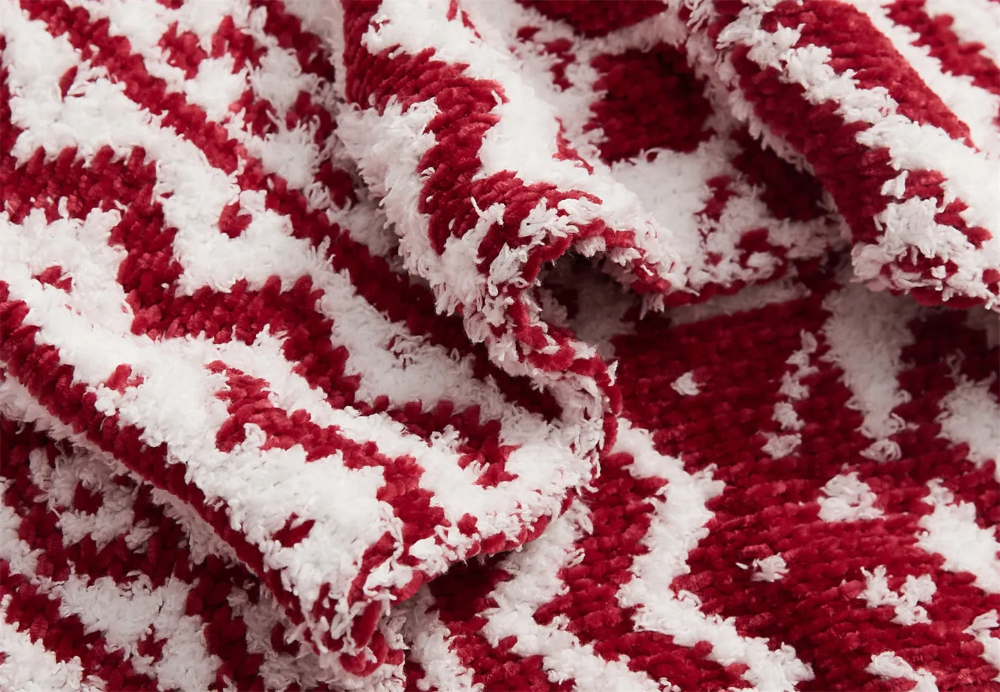 Couverture Noël en Tricot