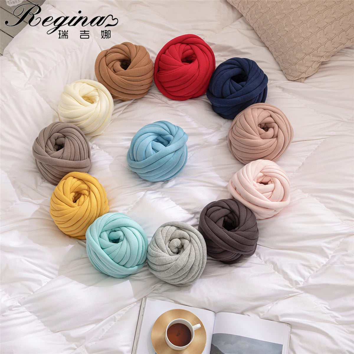 Coussin Rond Fil Épais