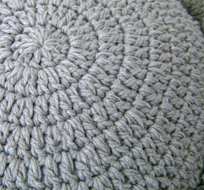 Coussin Crochet à Pompon