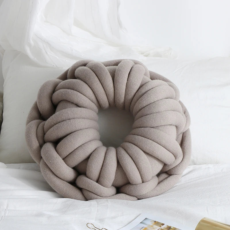 Coussin Rond Fil Épais