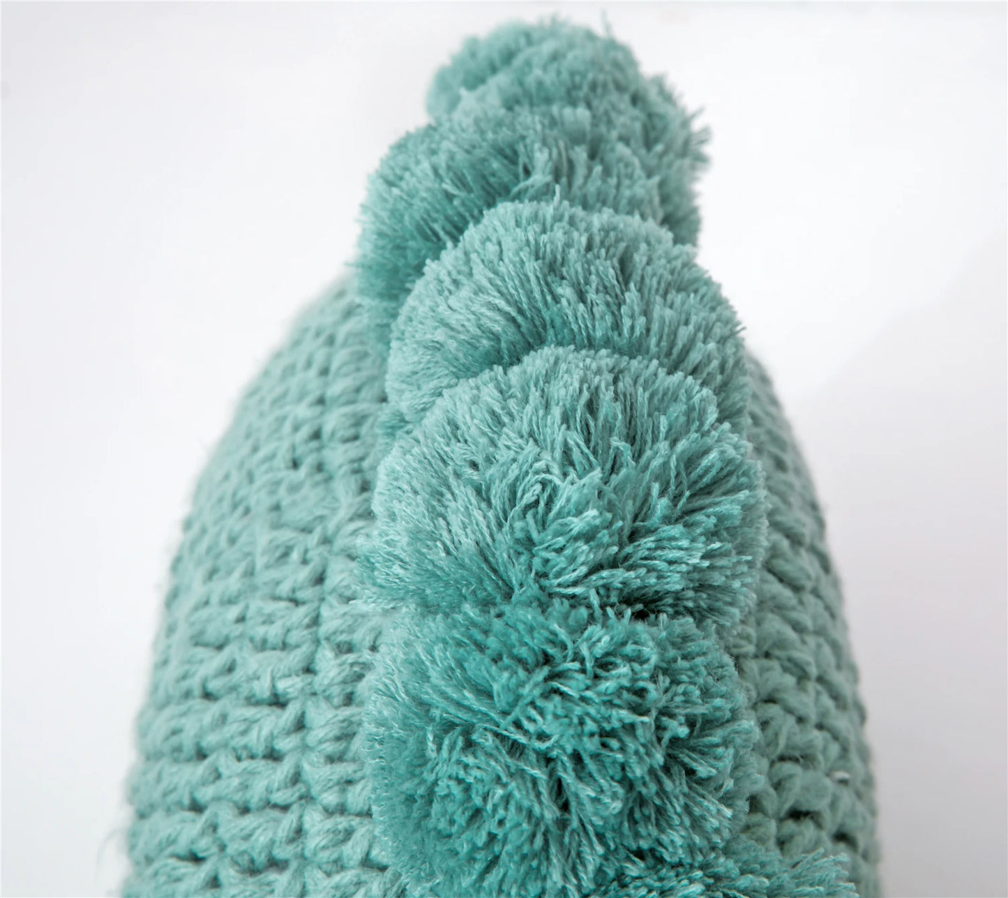 Coussin Crochet à Pompon