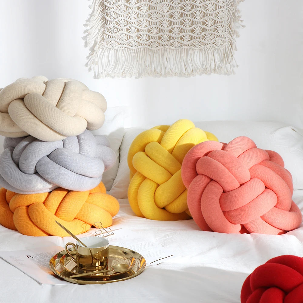 Coussin Rond Fil Épais