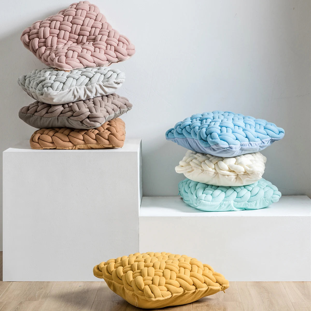 Coussin Rond Fil Épais