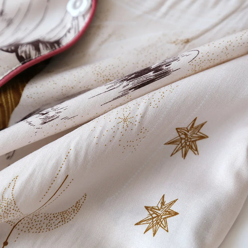 Pyjama en Viscose Ciel Étoilé