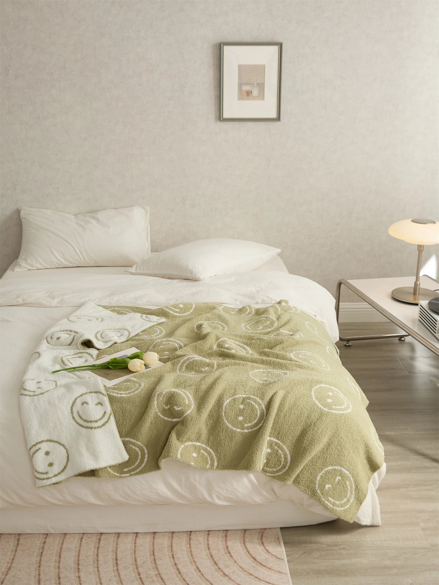 Couverture Douce Smiley