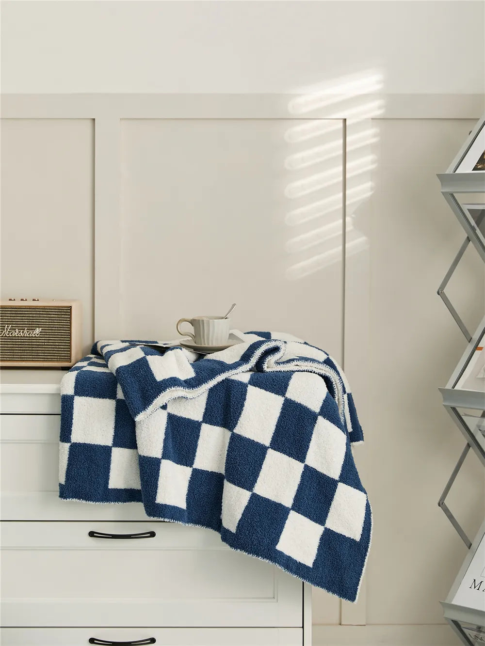 Couverture à Carreaux en Damier