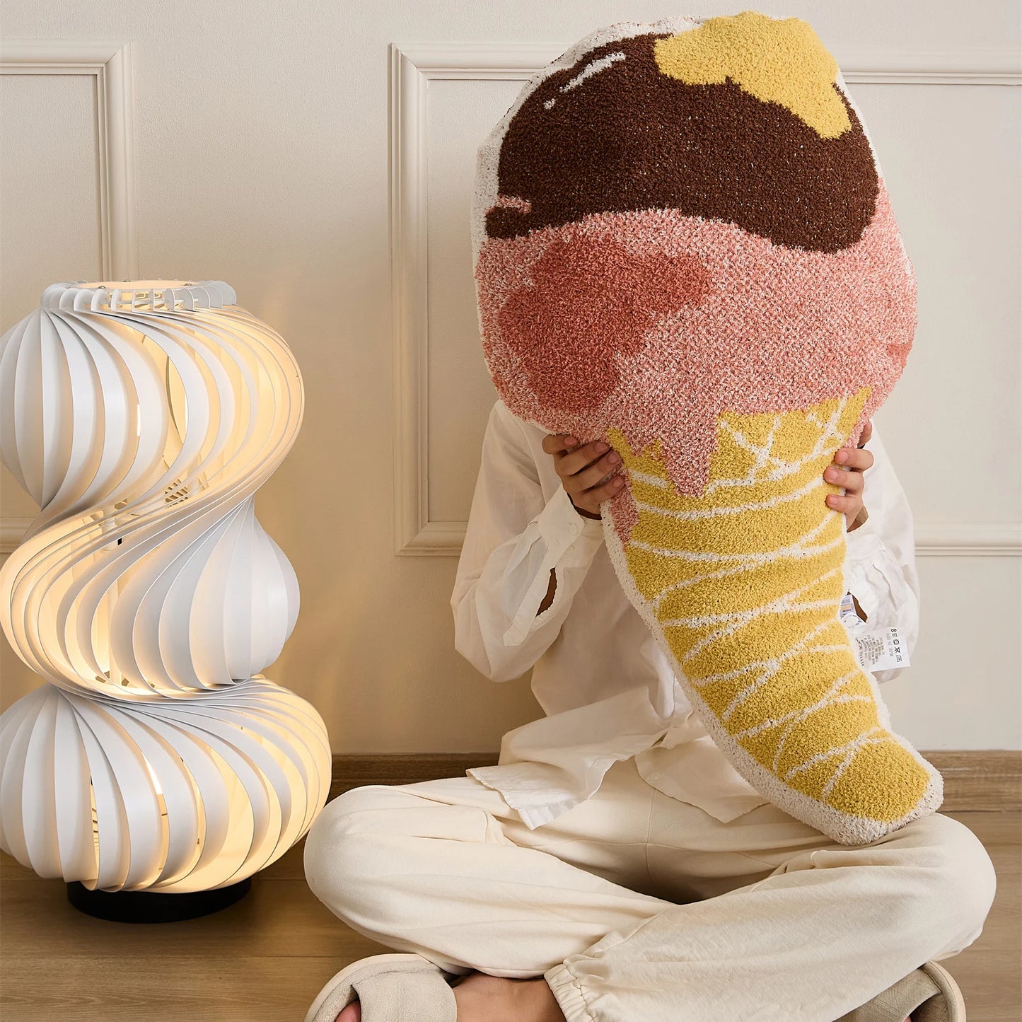 Coussin Design Glace