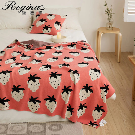 Couverture Design à Motif Raisin