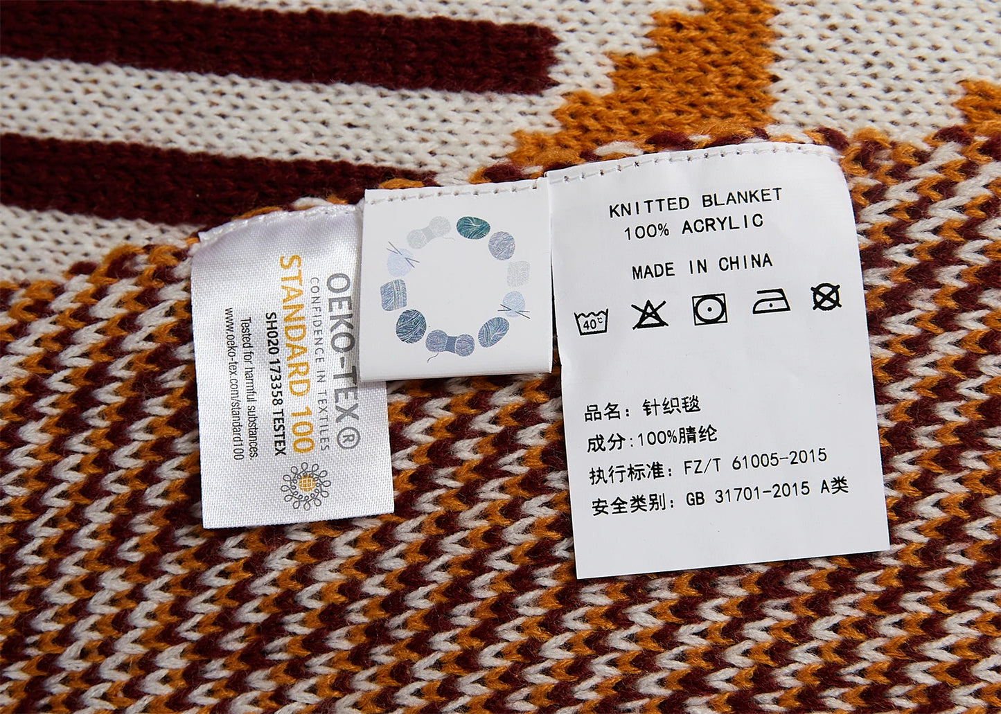 Couverture Géométrique Boho