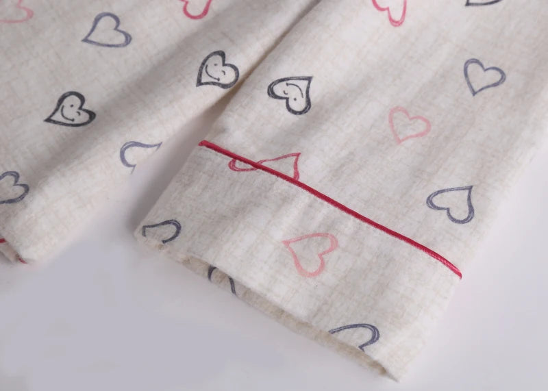 Pyjama Motif Coeur