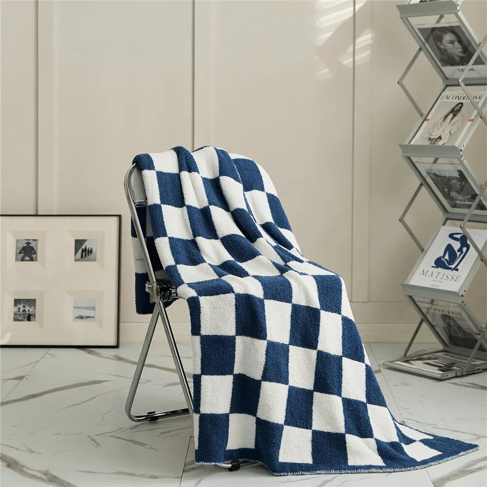 Couverture à Carreaux en Damier