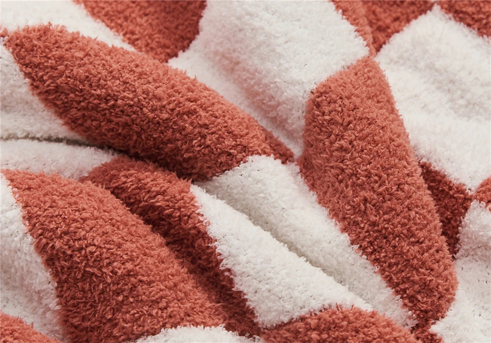 Couverture à Carreaux en Damier