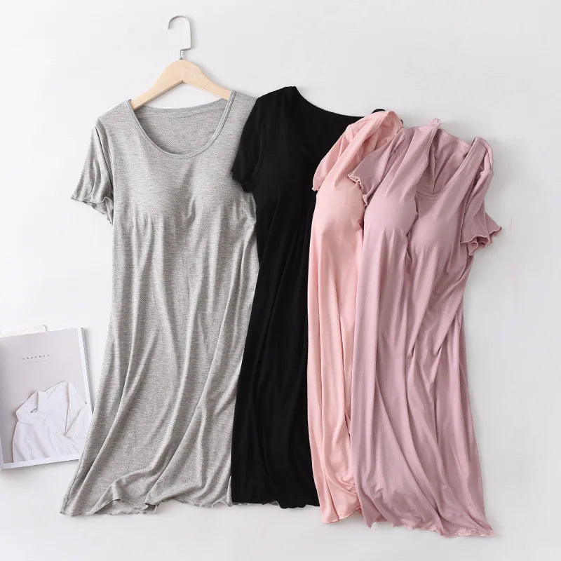 Robe de nuit Coussinets Poitrine