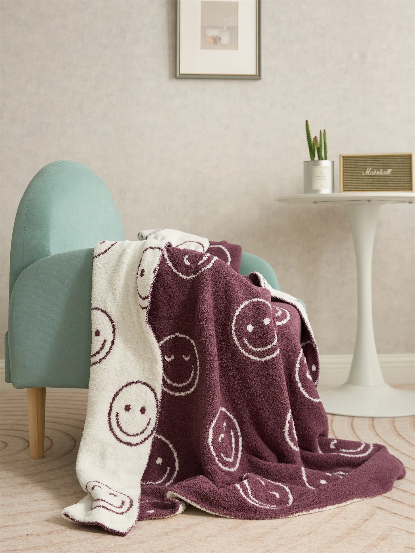 Couverture Douce Smiley