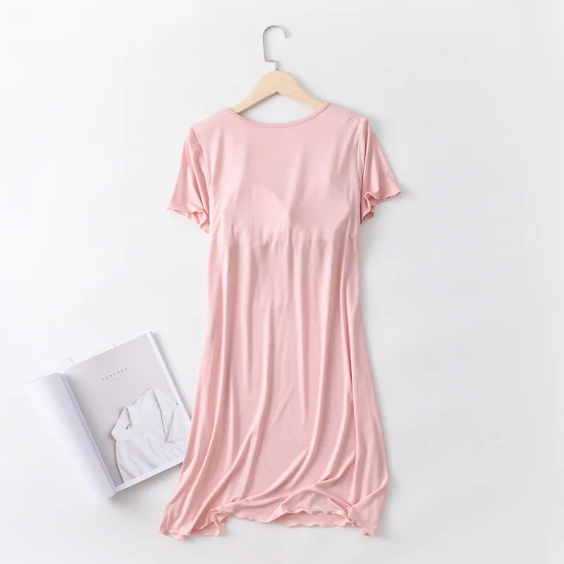 Robe de nuit Coussinets Poitrine