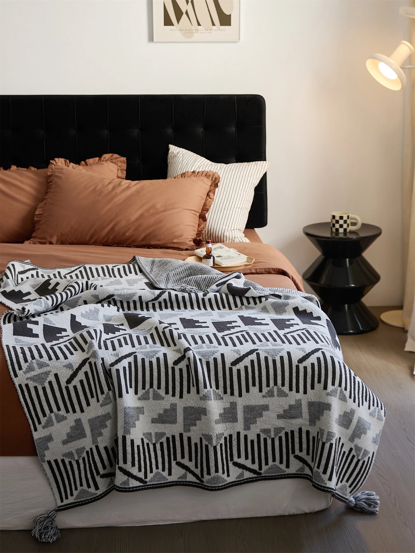 Couverture Géométrique Boho