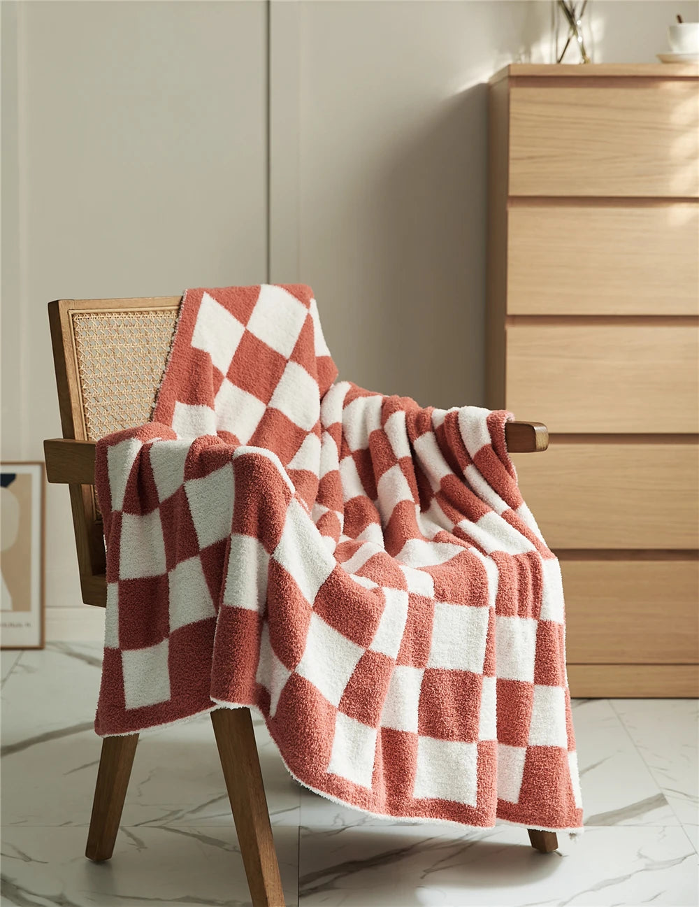 Couverture à Carreaux en Damier