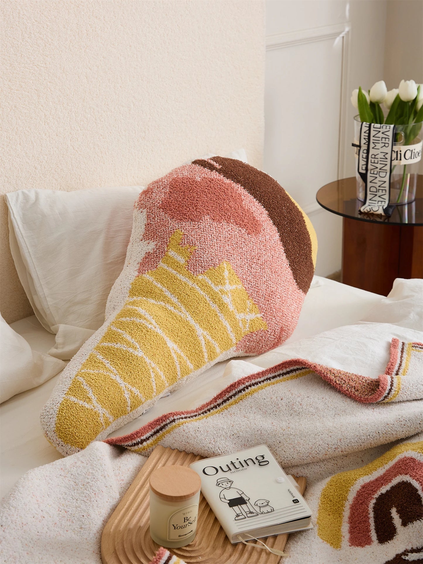Coussin Design Glace