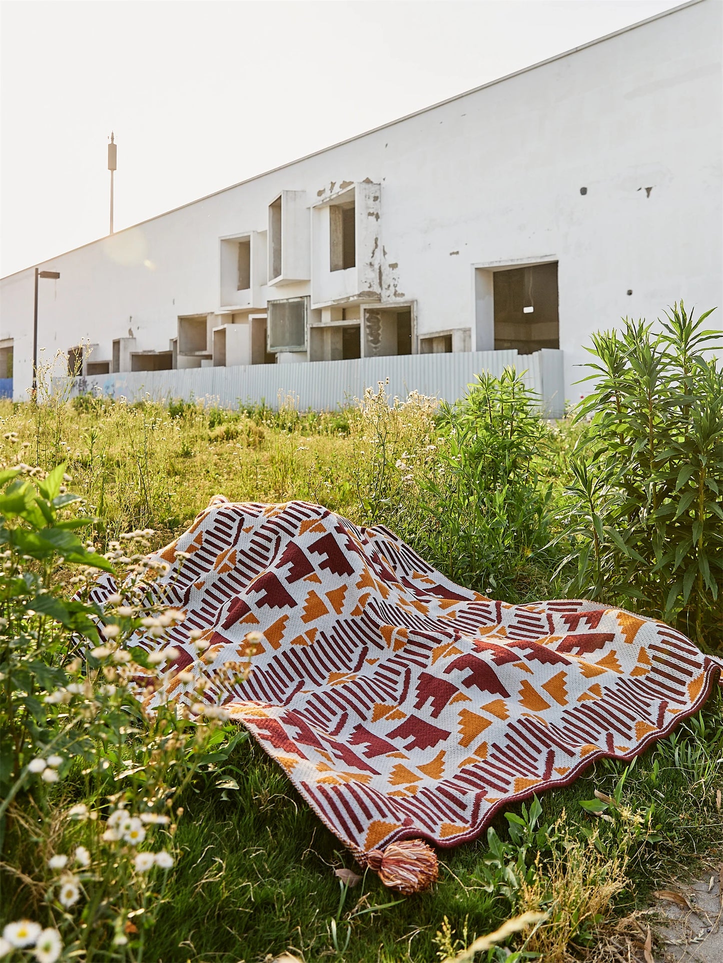 Couverture Géométrique Boho