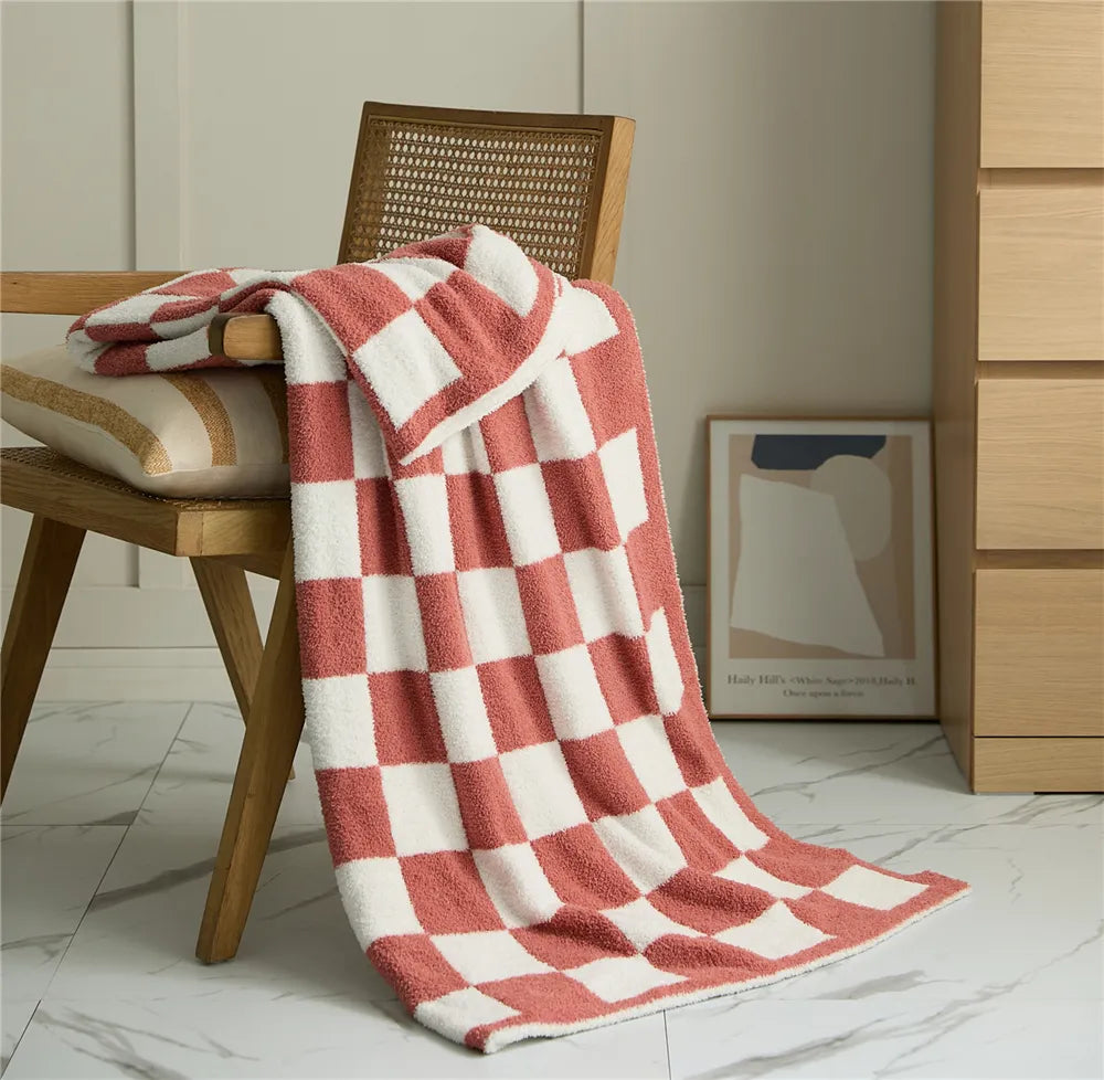 Couverture à Carreaux en Damier