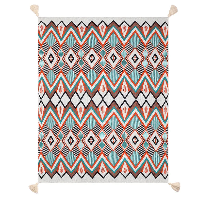 Couverture à Motif Aztèque