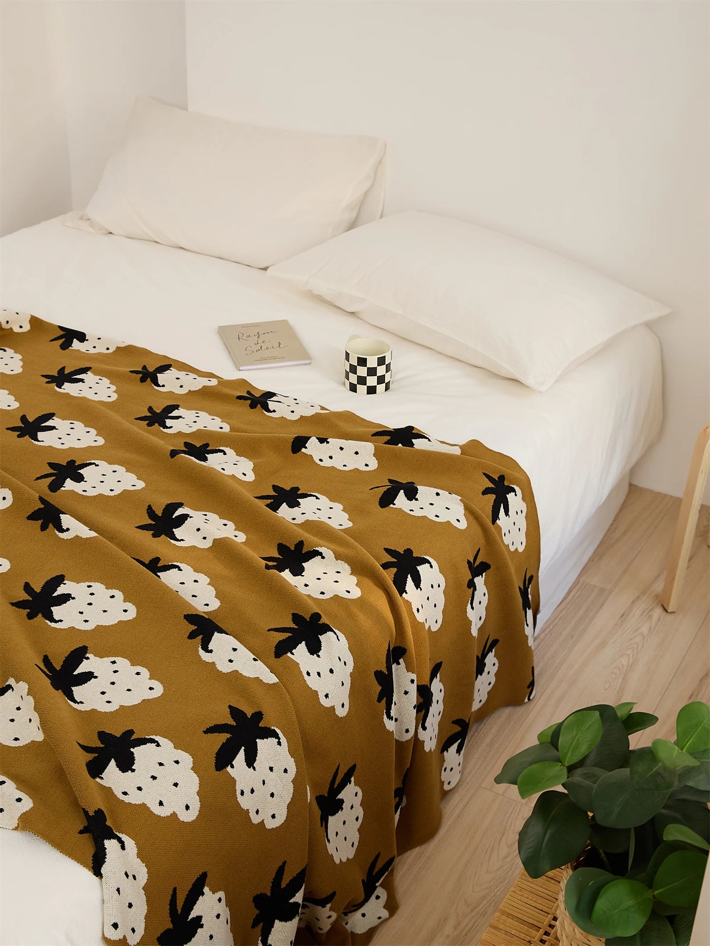 Couverture Design à Motif Raisin