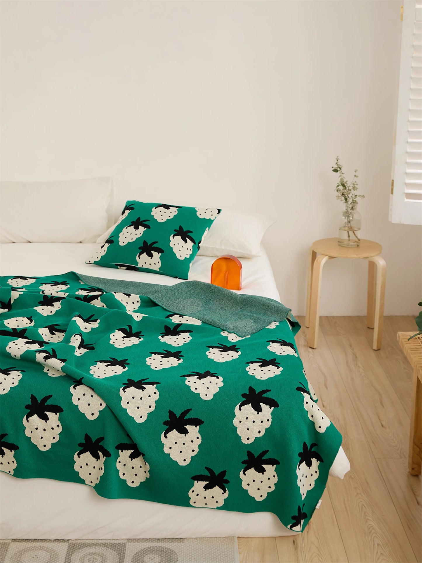 Couverture Design à Motif Raisin