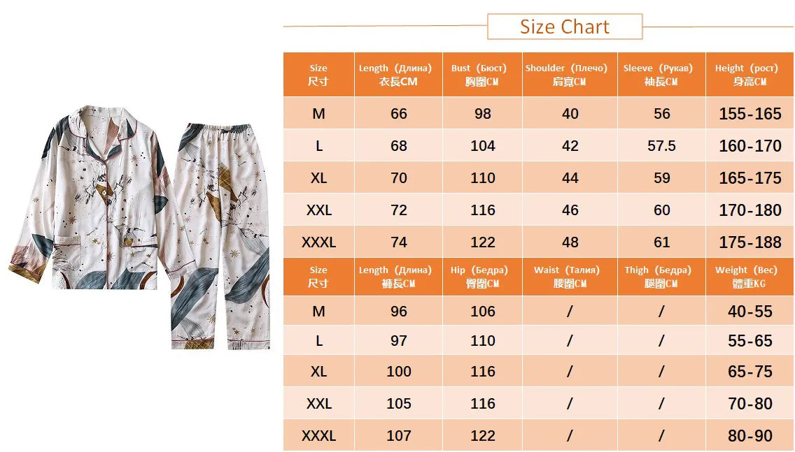 Pyjama en Viscose Ciel Étoilé