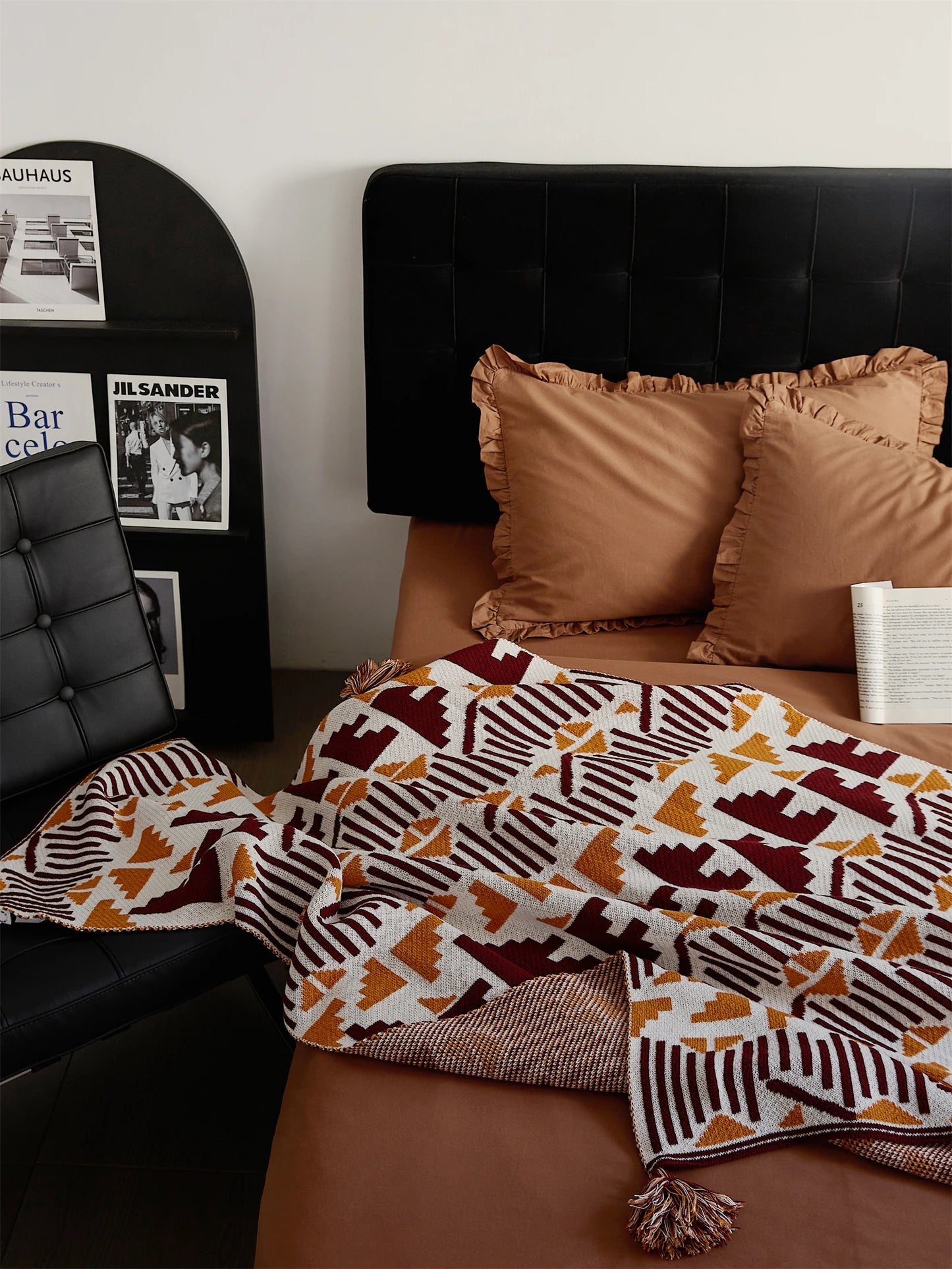 Couverture Géométrique Boho