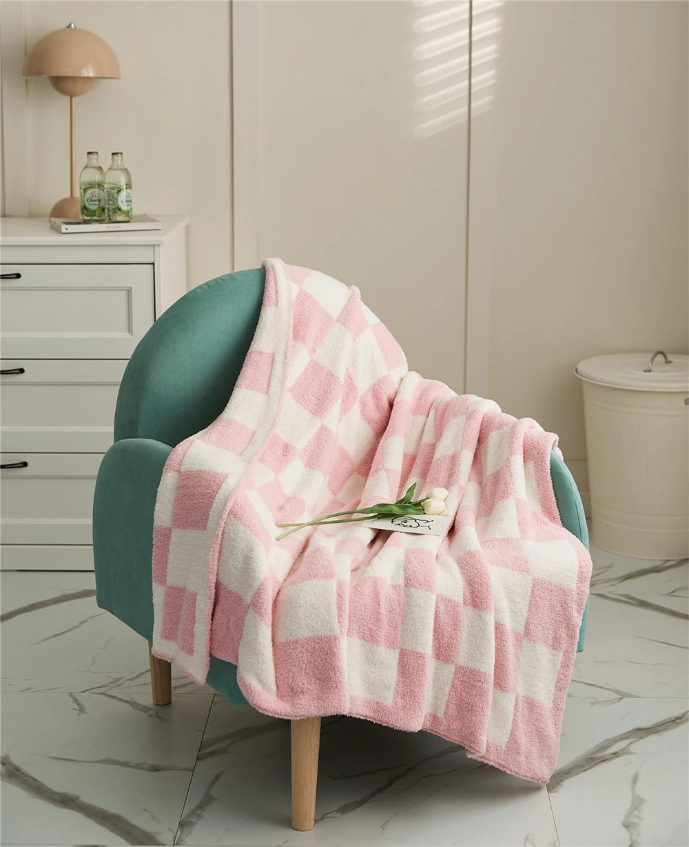 Couverture à Carreaux en Damier