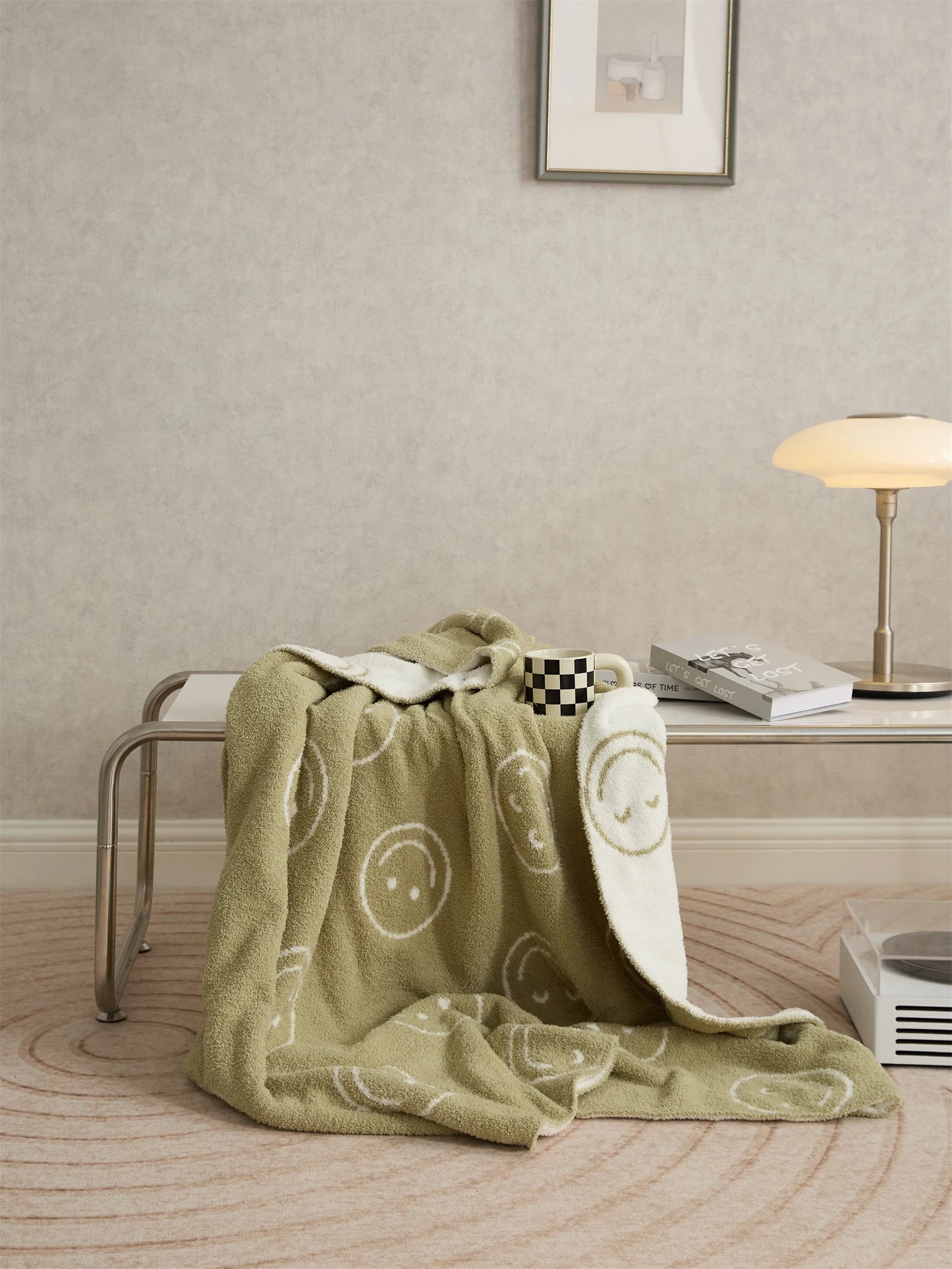 Couverture Douce Smiley
