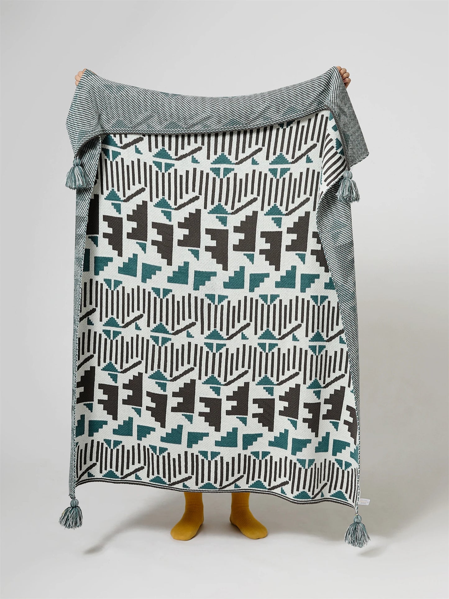 Couverture Géométrique Boho
