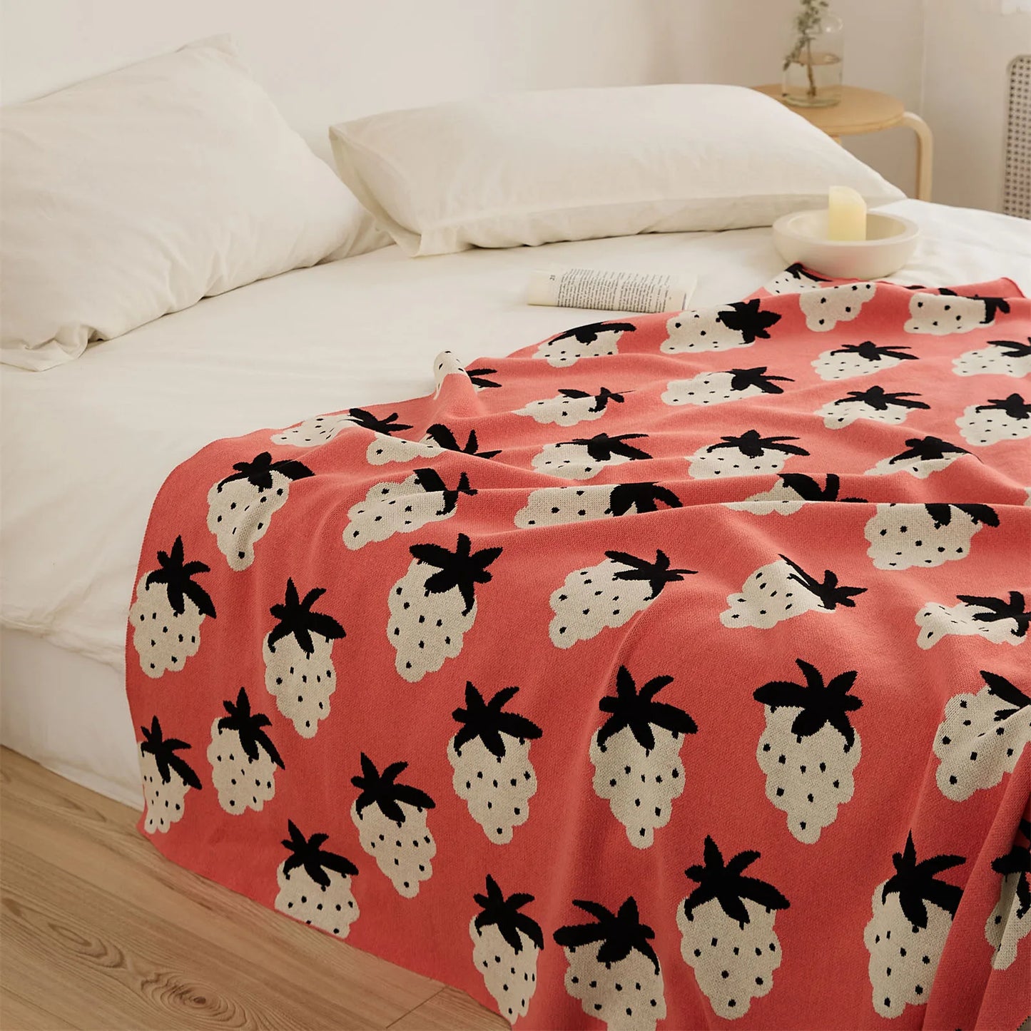 Couverture Design à Motif Raisin
